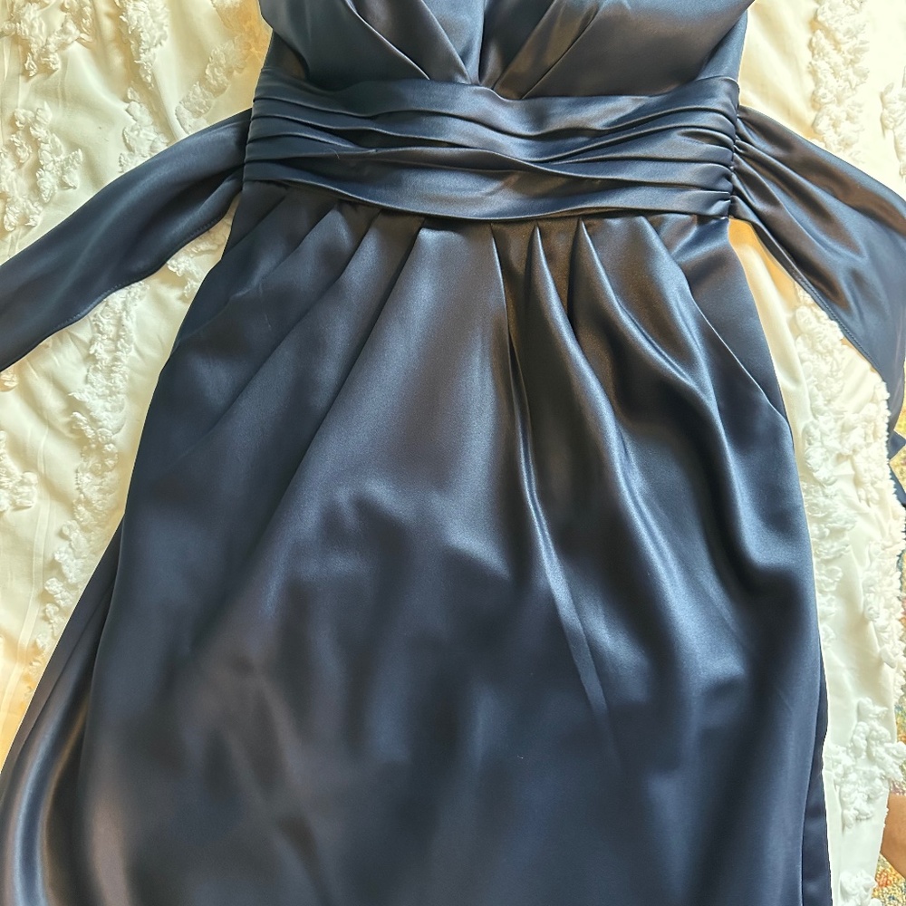 Navy Blue Bridesmaid dress